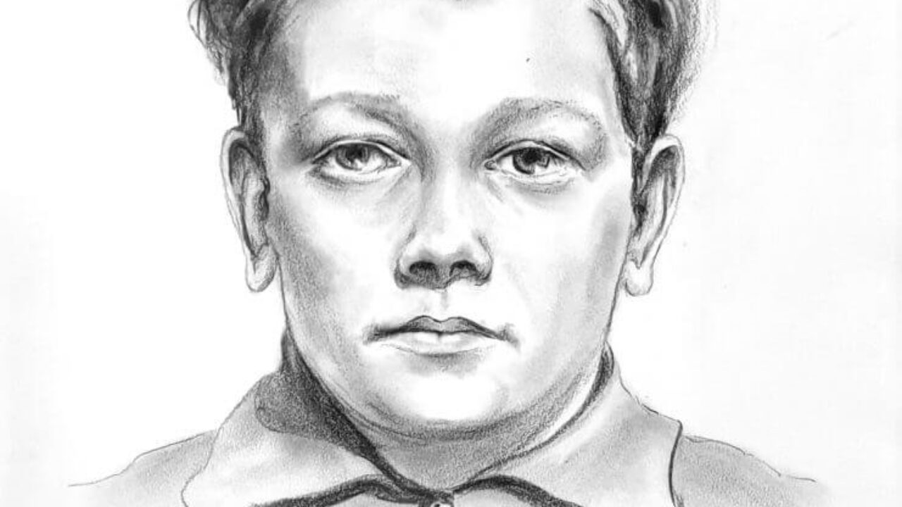 Picture of portrait of young boy drawn in pencil.